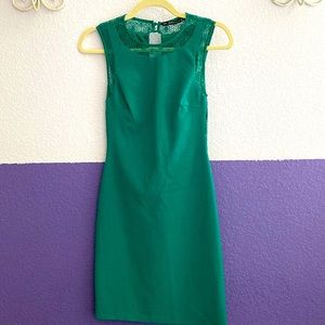 ZARA collection szS slim fitting lace panel dress